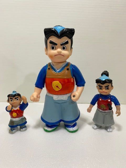ニッセイ☆赤胴鈴之助☆ソフビ人形 大 23．5cm 当時物 アニメ