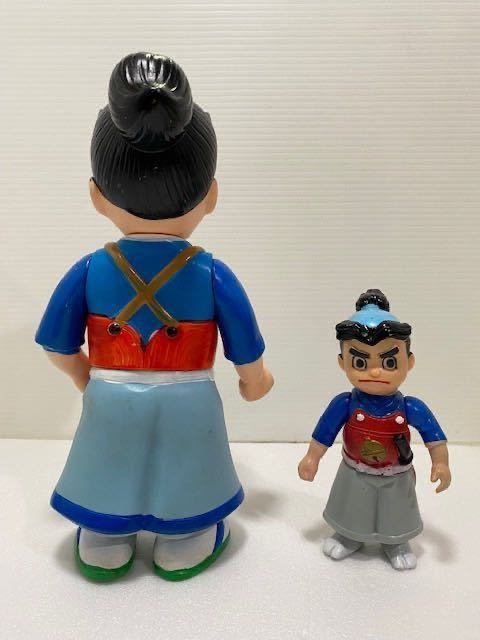 ニッセイ☆赤胴鈴之助☆ソフビ人形 大 23．5cm 当時物 アニメ