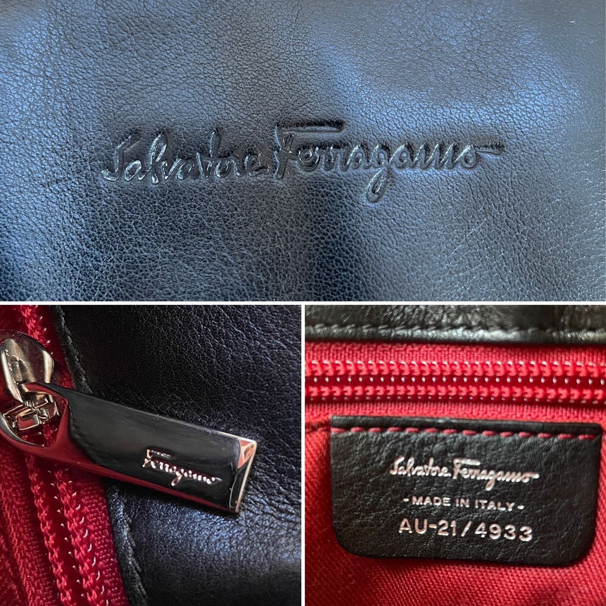 1円 サルヴァトーレフェラガモ Ferragamo ショルダーバッグ サコッシュ 