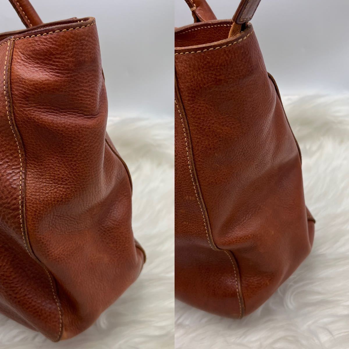 1円 美品 genten ゲンテン トスカ トートバッグ ショルダーバッグ 