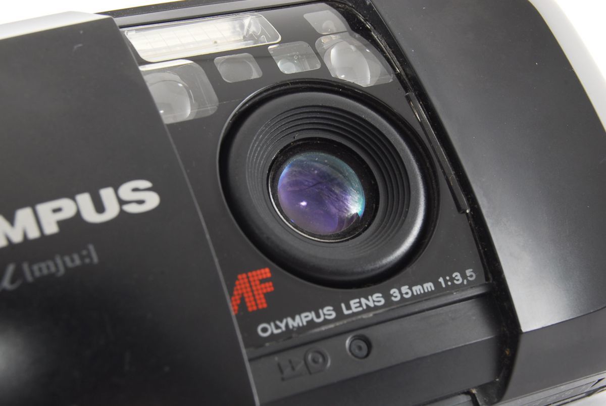 ＋OLYMPUS μ (ミュー) ブラック 初代 オリンパス フィルムカメラ Yahoo