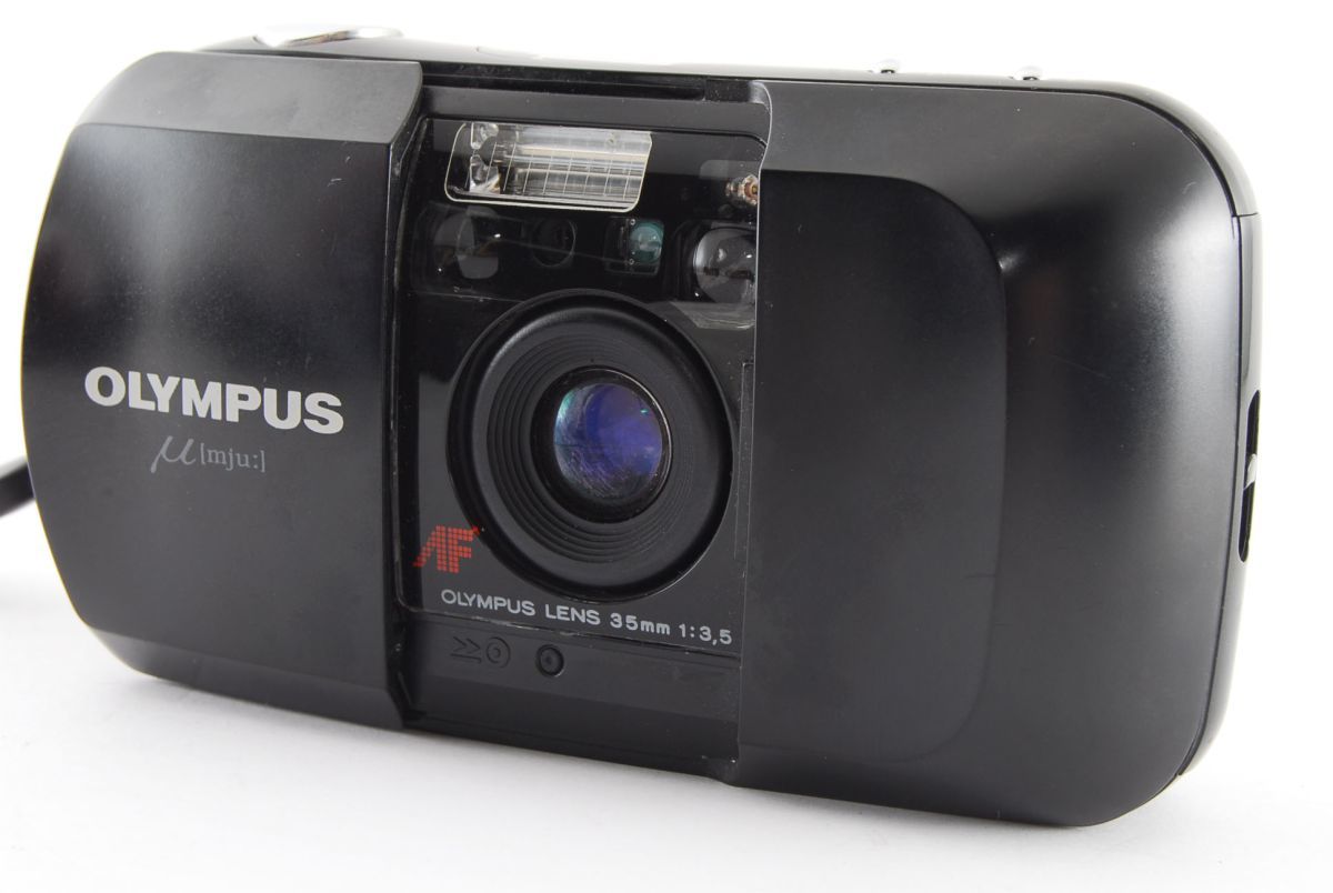 ＋OLYMPUS μ (ミュー) ブラック 初代 オリンパス フィルムカメラ Yahoo