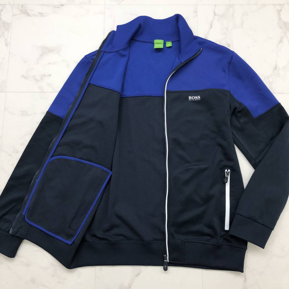 カジュアル感漂う ヒューゴボス HUGO BOSS ブルゾン ジャージ メンズ L 