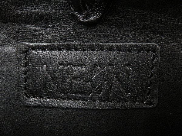 1B5121/NEON LEATHER GARMENT パッチワークレザーツールバッグ ネオンレザーガーメント サイドバッグ LEATHER | Leather N1DP N1DPLJ-5000 black&frasl;grey&frasl;yellow