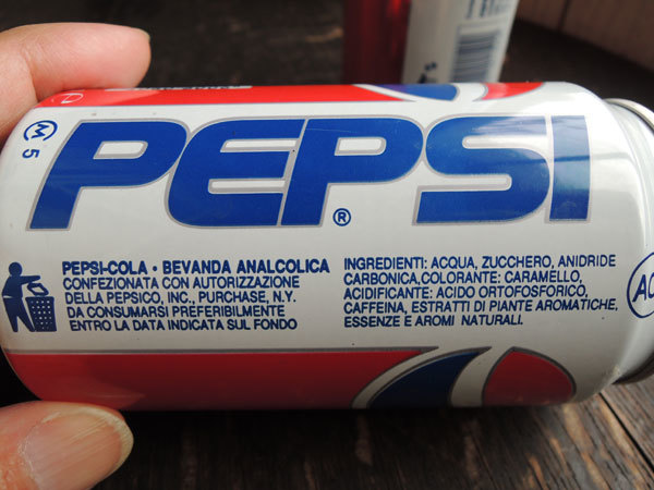 イタリア版 ペプシコーラ 空き缶 3種セット 1998〜1999年(ペプシ