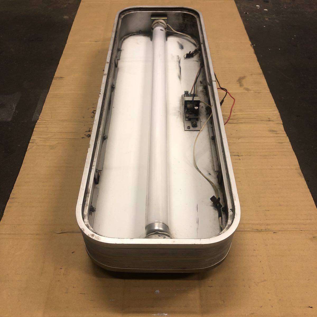 当時物 JBアルナ中アンドン 看板灯 蛍光灯ユニットセット 日本ボデー