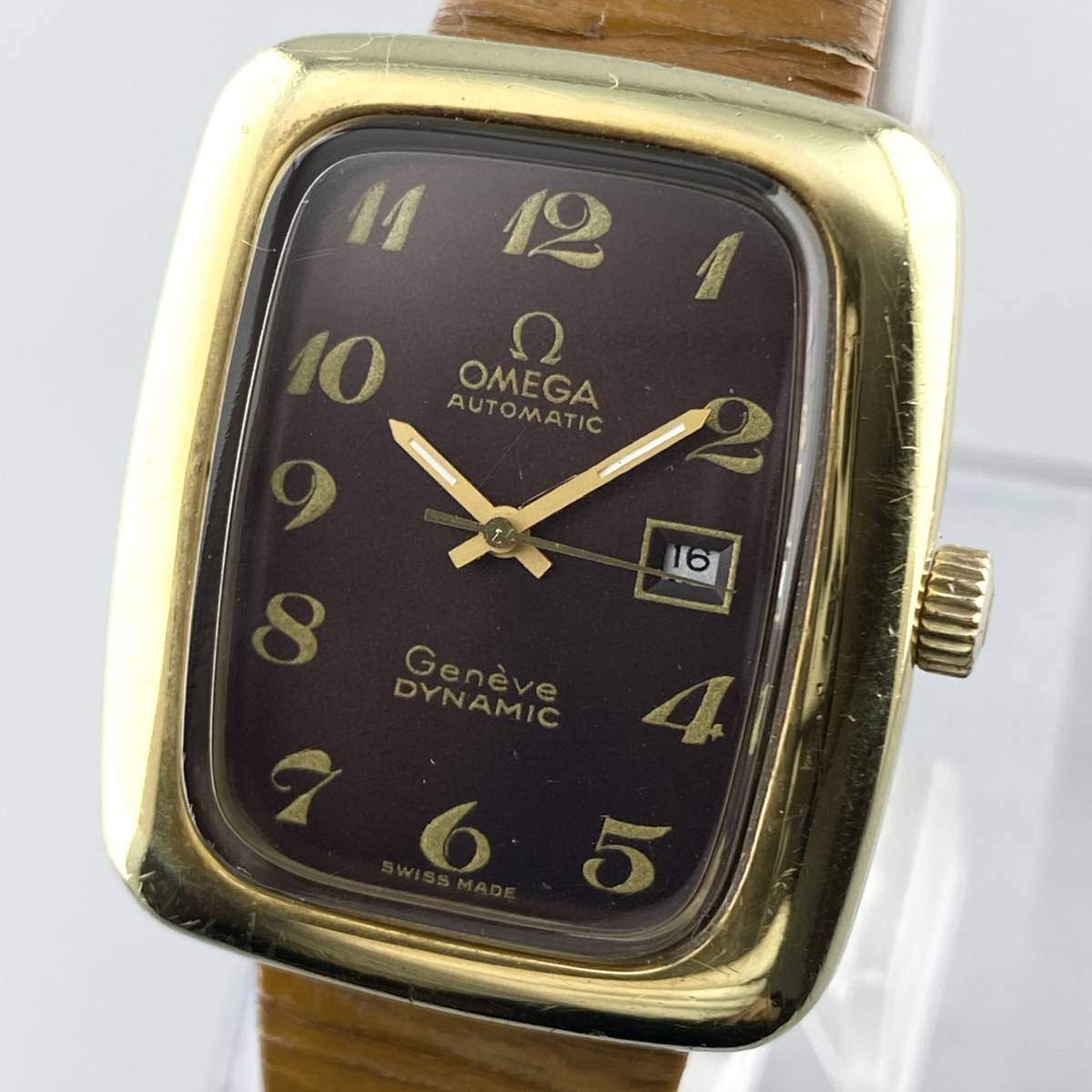 1円〜】OMEGA オメガ 腕時計 AT 自動巻 メンズ DYNAMIC ダイナミック
