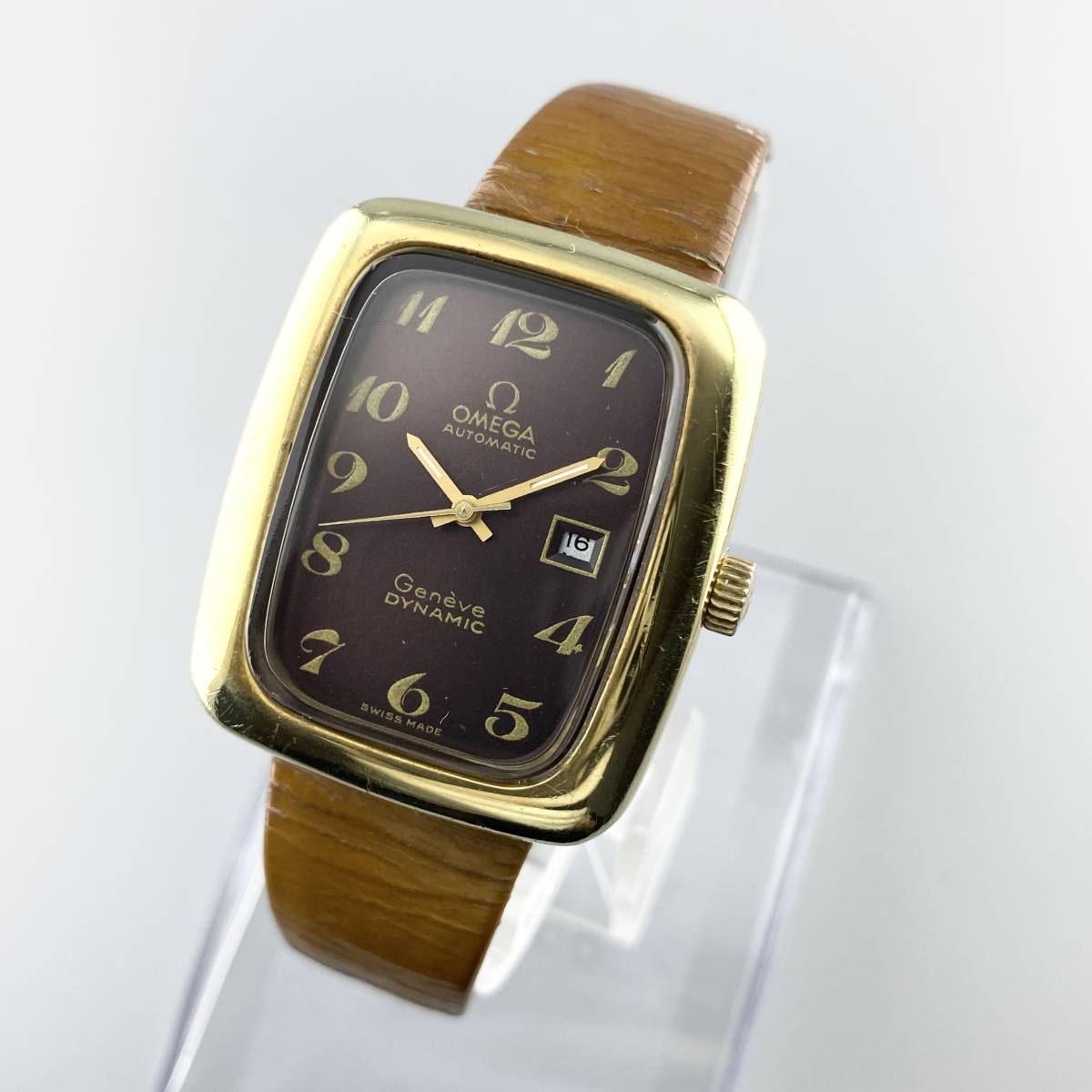 1円〜】OMEGA オメガ 腕時計 AT 自動巻 メンズ DYNAMIC ダイナミック