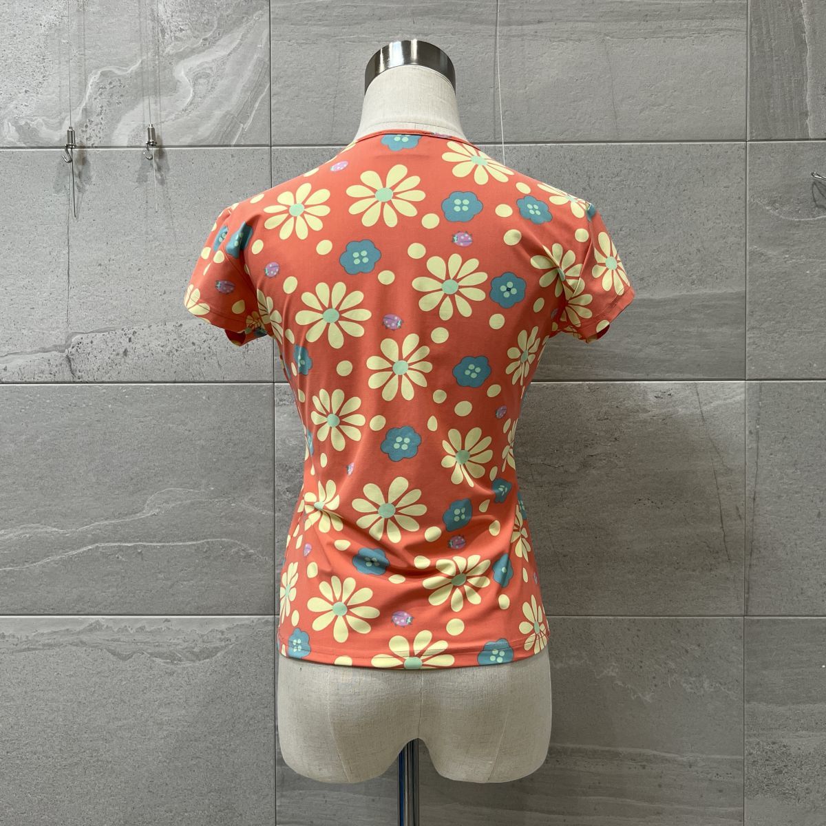 美品 FENDI フェンディ ストレッチ ジャージー 半袖 Tシャツ トップス 