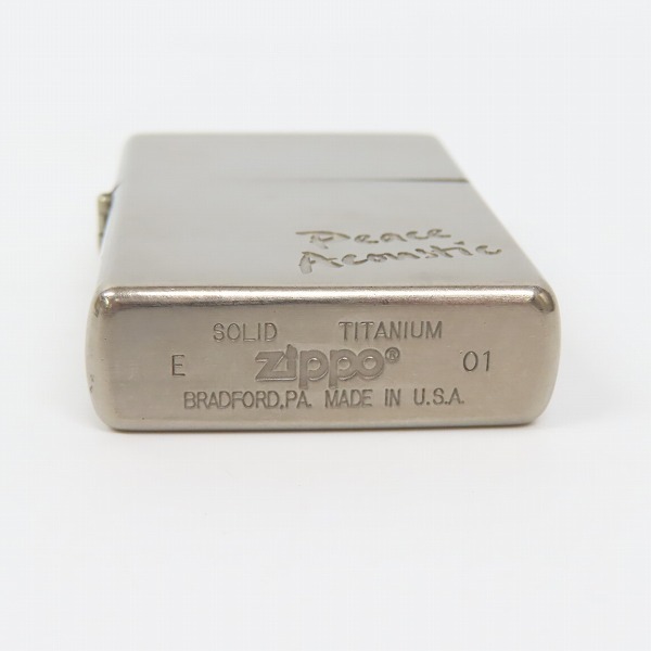 ZIPPO ソリッドチタン 2001年製(☆希少☆ZIPPO ソリッドチタン ZIPPO ソリッドチタン 2001年製(☆希少☆ZIPPO ソリッドチタン