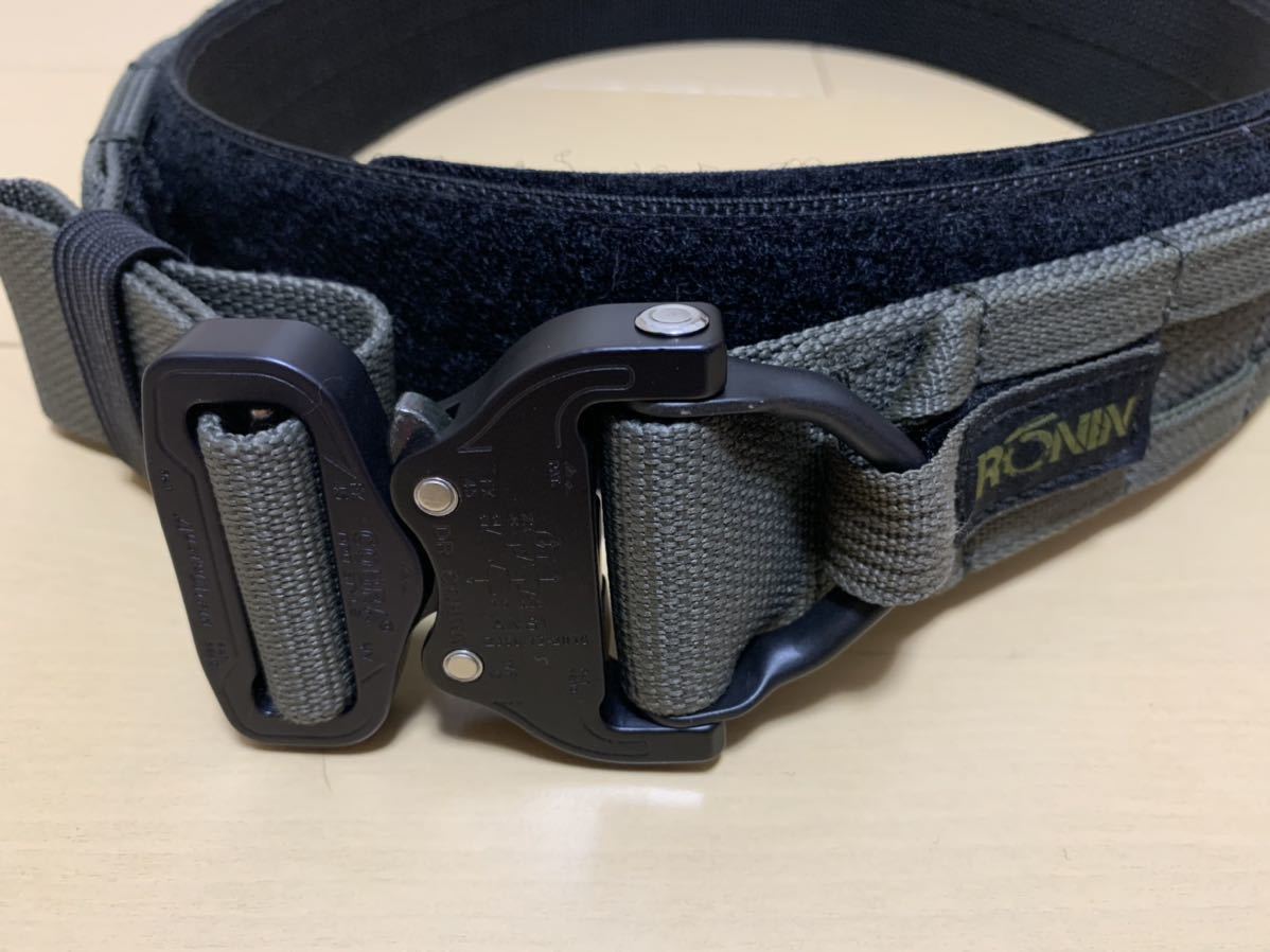 RONIN task force (TF) belt ローニン タスクフォースベルト レンジャーグリーン Sサイズ　実物　美中古