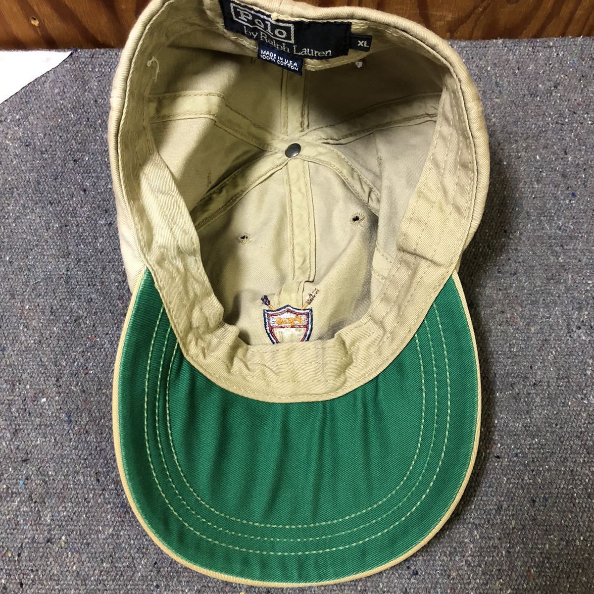 送料370円 POLO RALPH LAUREN CAP ポロラルフローレン 90s ビンテージ 