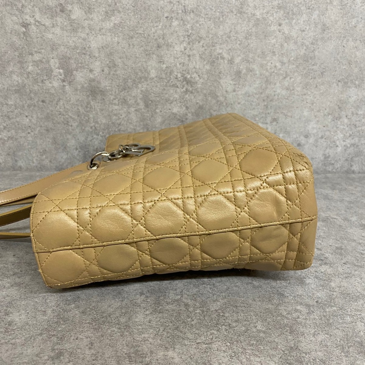 1円 極美品 保存袋付 Christian Dior ディオール レディディオール 