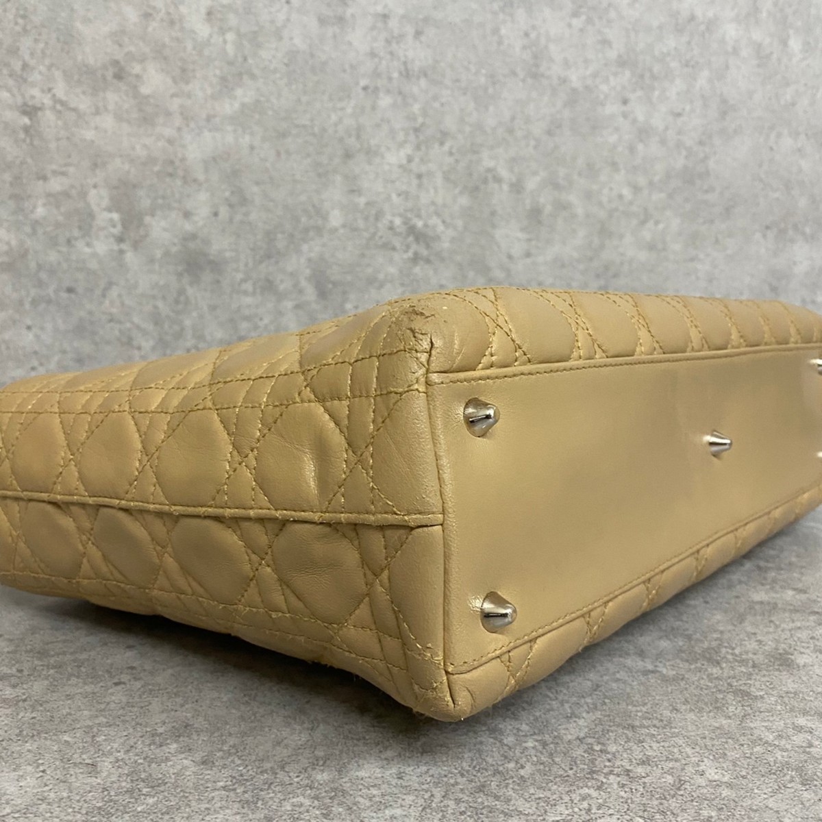 1円 極美品 保存袋付 Christian Dior ディオール レディディオール 