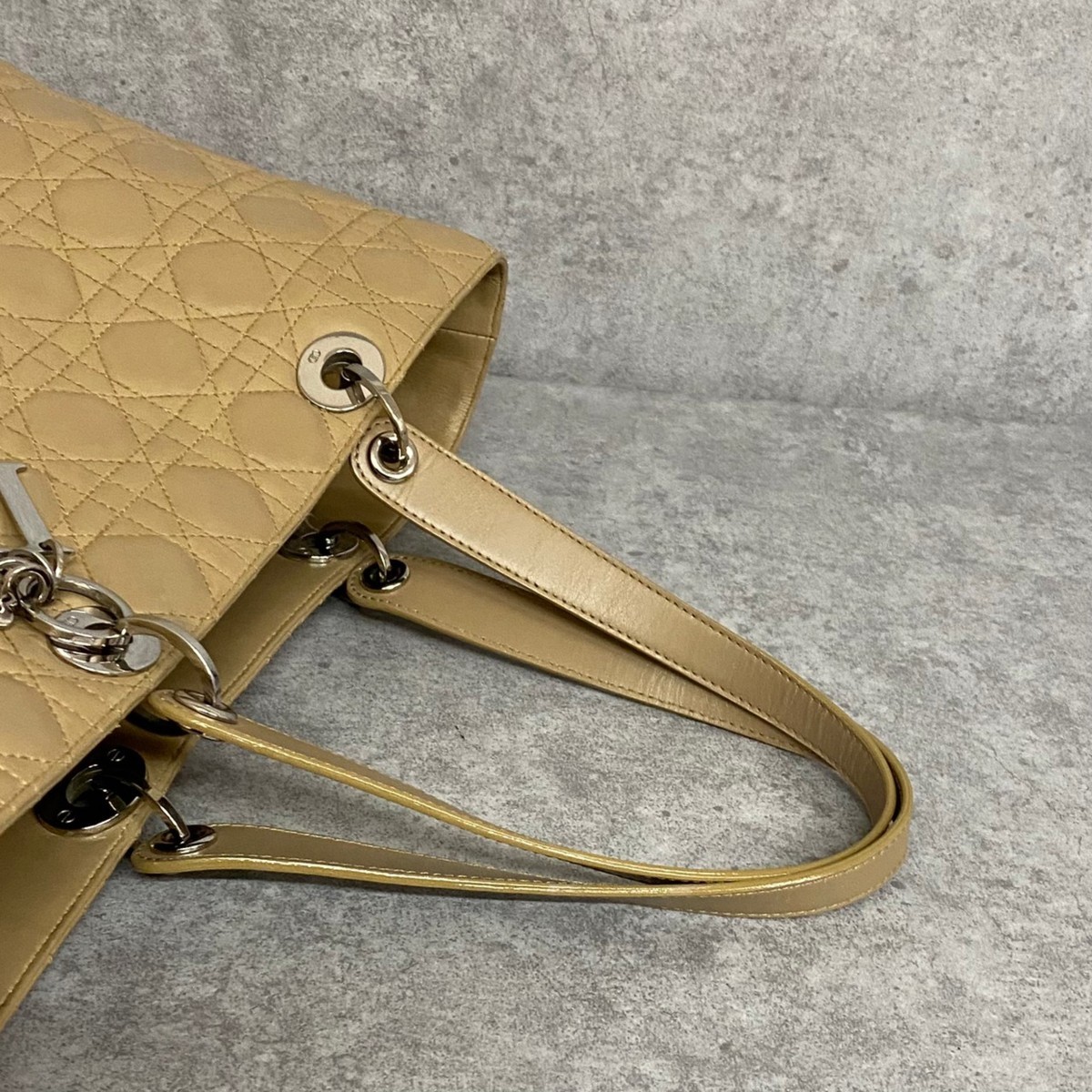 1円 極美品 保存袋付 Christian Dior ディオール レディディオール 