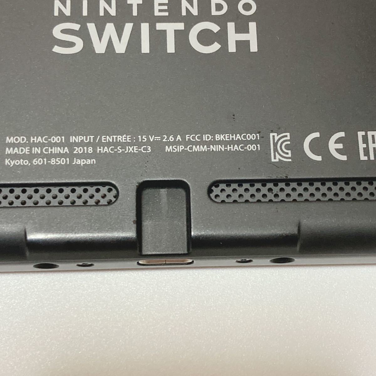 ニンテンドー Nintendo 本体のみ Switch 2018年製 スイッチ 動作確認 
