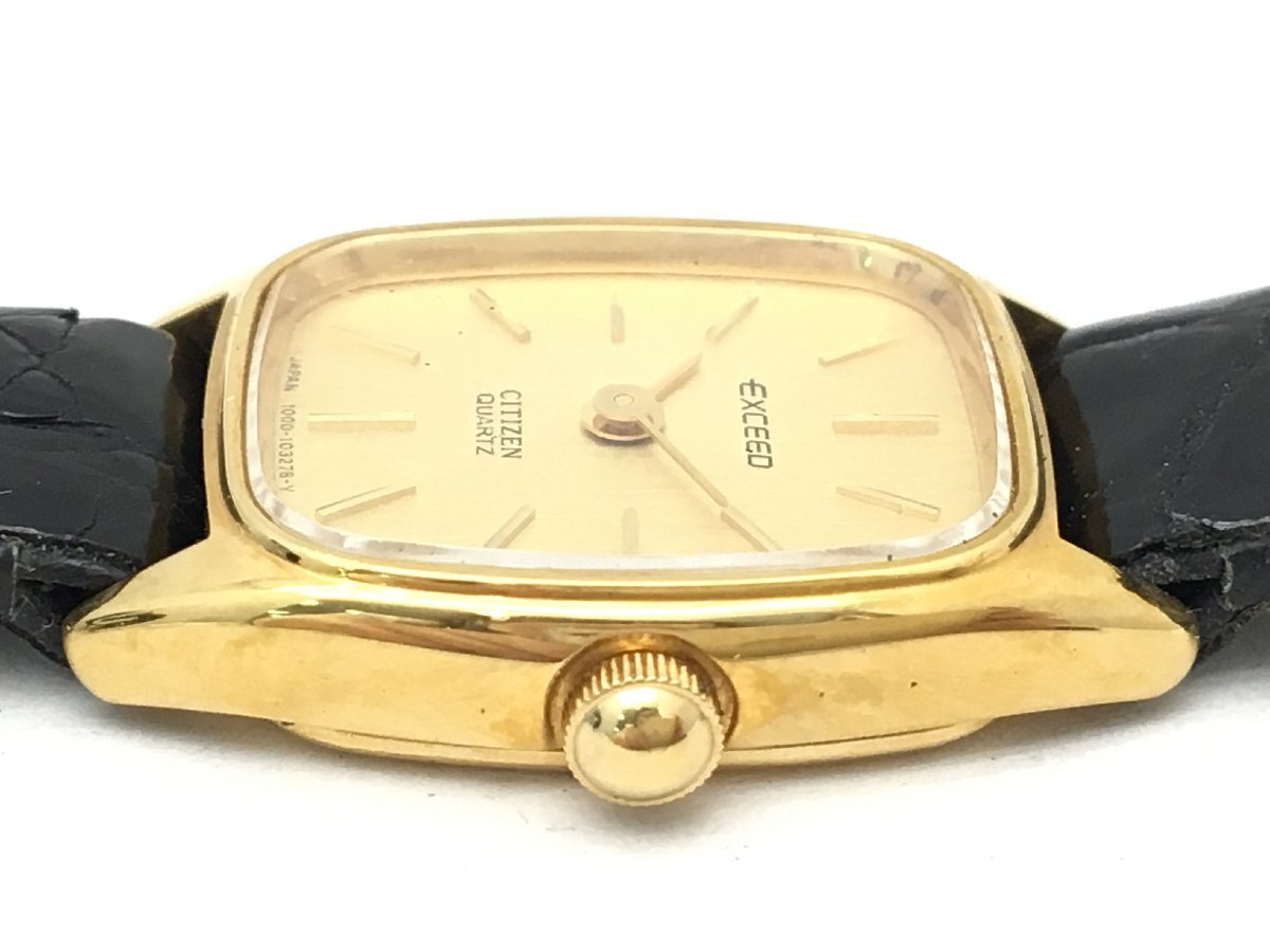 CITIZEN EXCEED 4-102134 18K 750 クォーツ 腕時計 約15.2g レディース 
