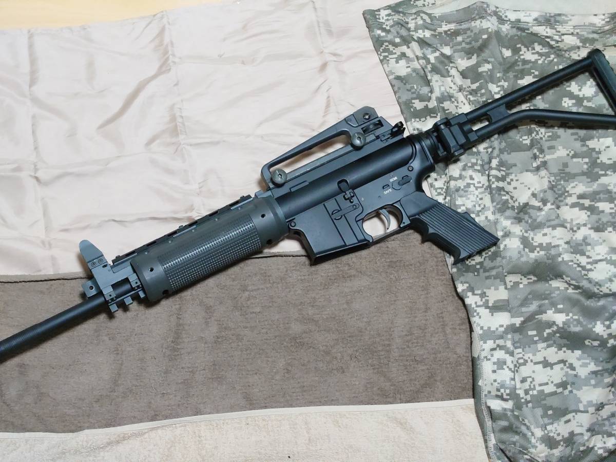 電動ガン M4 ジャンク ジャンク 中古 現状品 M4 系統 電動ガン パーツ (検 レイル M16 M4A1