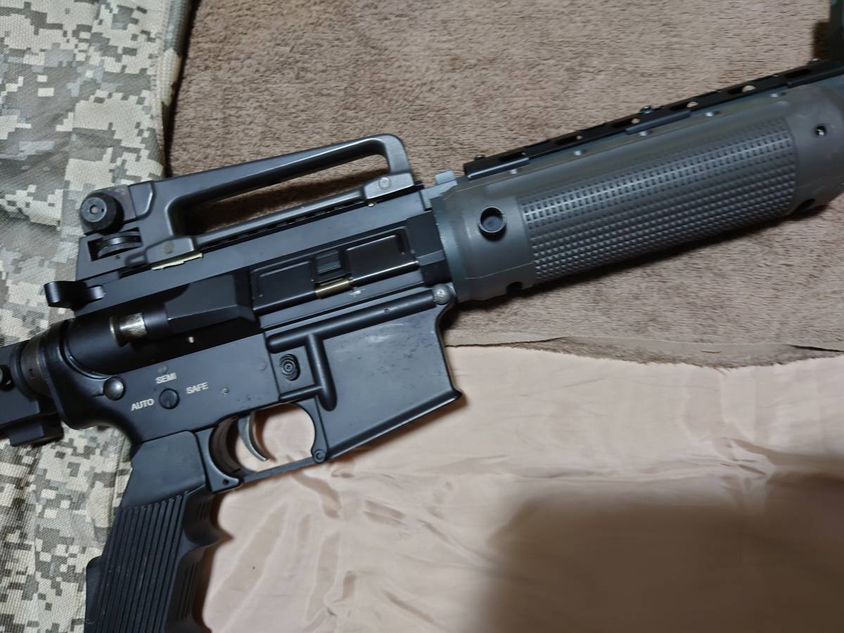 電動ガン M4 ジャンク ジャンク 中古 現状品 M4 系統 電動ガン パーツ (検 レイル M16 M4A1