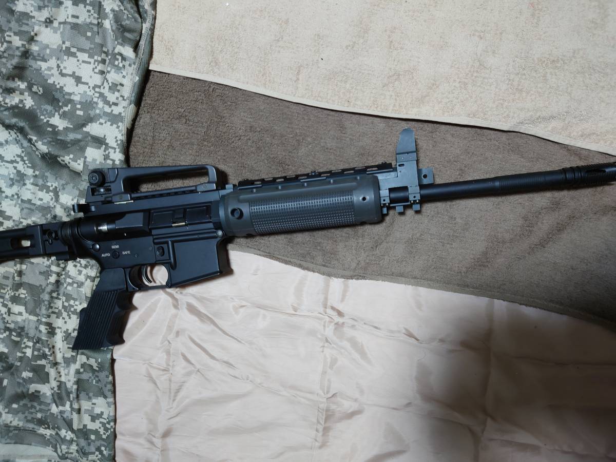 ジャンク 中古 現状品 M4 系統 電動ガン パーツ (検 レイル M16 M4A1
