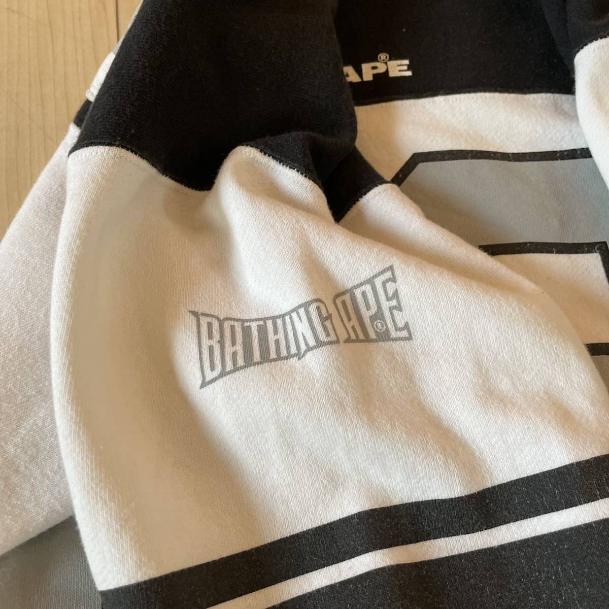 90s APE エイプ 初期モノ 激レア NIGO氏 フットボール スウェット 藤原 