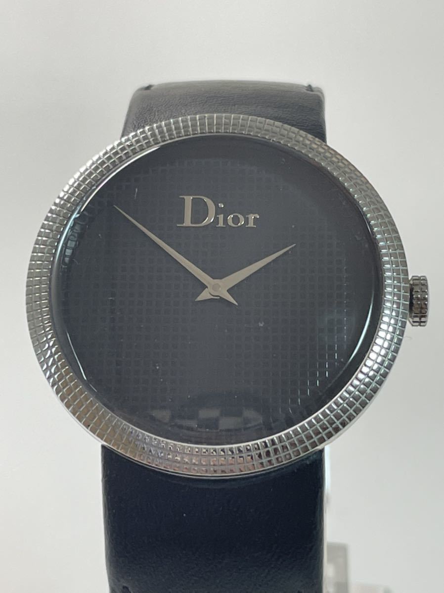 稼働品 Dior ディオール CD 042110 DT8220 クォーツ レディース 腕時計 