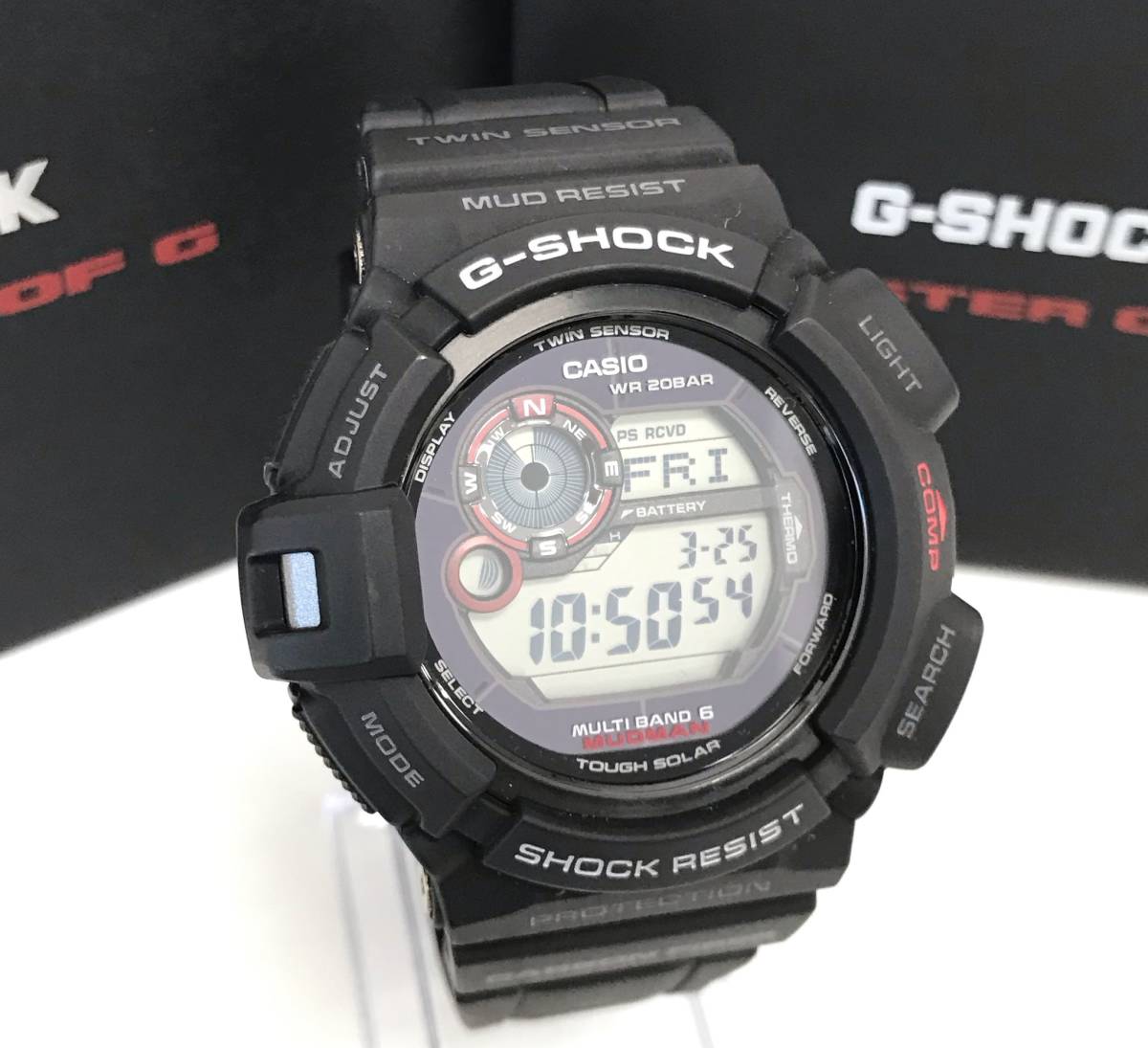 θ【美品/稼働品】CASIO/カシオ G-SHOCK マッドマン GW-9300-1JF SS