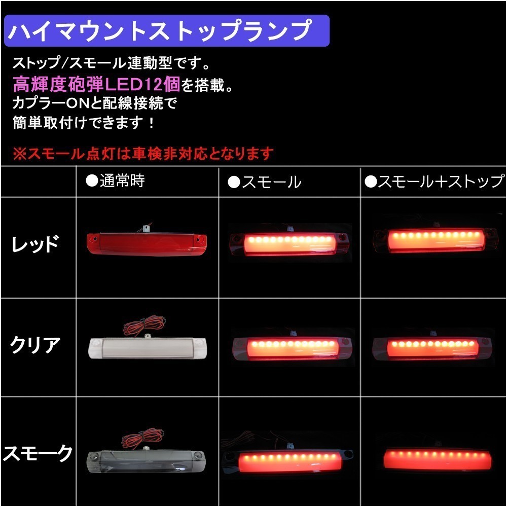 プリウス30用 / ハイマウントストップランプLED / (全面発光タイプ