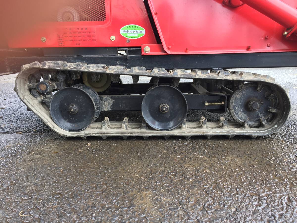 長野発】カタクラ 型式:FH70 ハーベスター 自動脱穀機 ゴムクローラー 