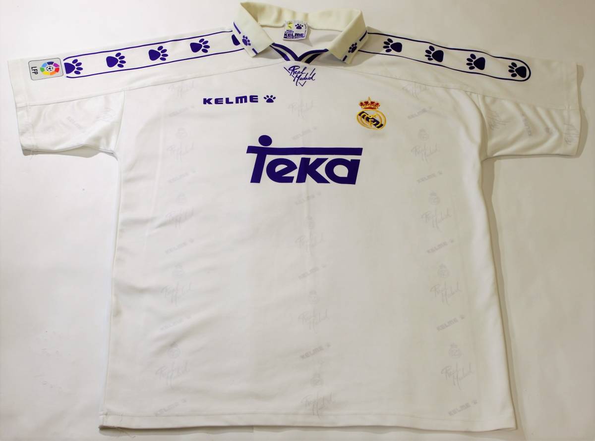 ◇KELME ケルメ◇レアルマドリード 1994-95年 (H) ユニフォーム:XL 