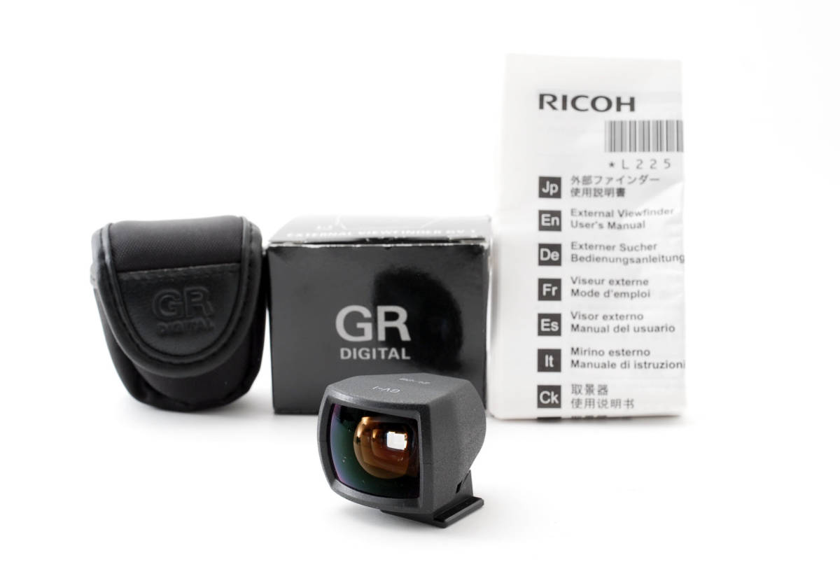 Ricoh GV-1 ビューファインダー 21/28mm リコー Ricoh GV-1 ビューファインダー21/28 GR Digital用 箱付き