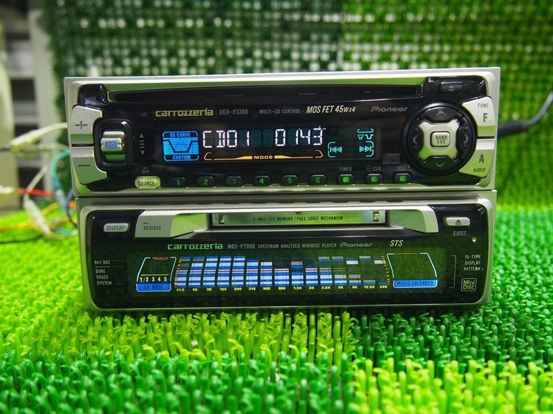 『psi』 希少 カロッツェリア DEH-P3300 CDメインユニット MDS-P7000 スペアナ付 MDプレーヤー MD不良 外観美品 当時物 ハイソカー JDM DEH-P3300 カロッツェリア carrozzeria YouTube deh-P3300 CDS