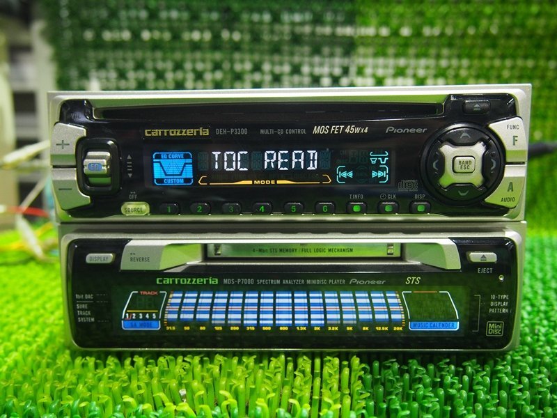 『psi』 希少 カロッツェリア DEH-P3300 CDメインユニット MDS-P7000 スペアナ付 MDプレーヤー MD不良 外観美品 当時物 ハイソカー JDM DEH-P3300 カロッツェリア carrozzeria YouTube deh-P3300 CDS