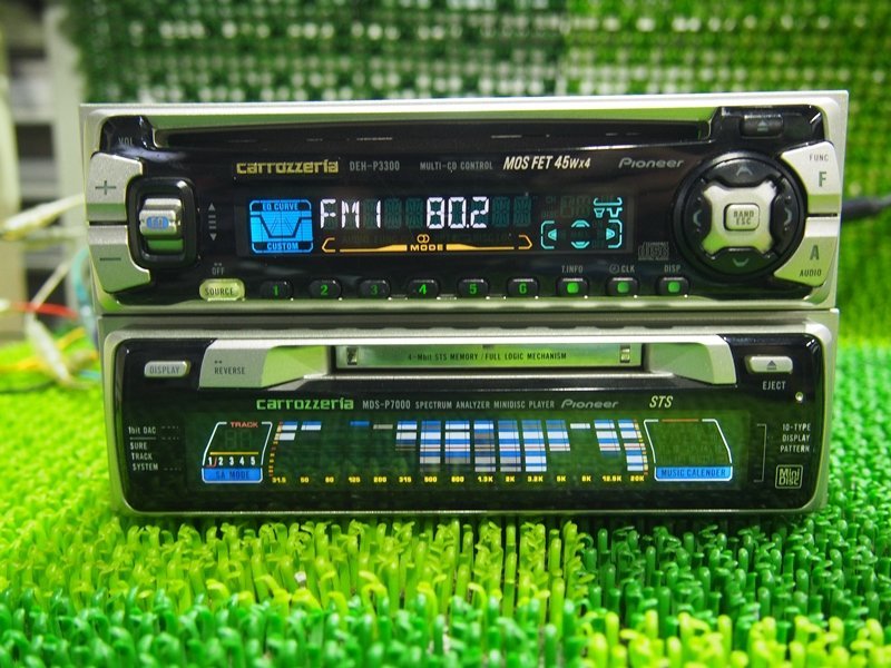 『psi』 希少 カロッツェリア DEH-P3300 CDメインユニット MDS-P7000 スペアナ付 MDプレーヤー MD不良 外観美品 当時物 ハイソカー JDM DEH-P3300 カロッツェリア carrozzeria YouTube deh-P3300 CDS