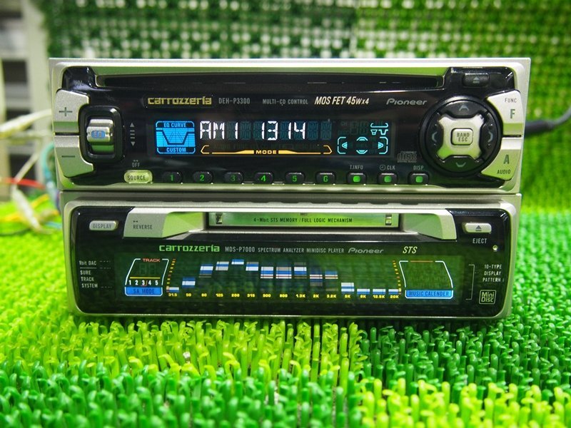 『psi』 希少 カロッツェリア DEH-P3300 CDメインユニット MDS-P7000 スペアナ付 MDプレーヤー MD不良 外観美品 当時物 ハイソカー JDM DEH-P3300 カロッツェリア carrozzeria YouTube deh-P3300 CDS
