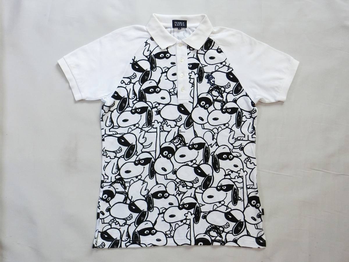 PEARLY GATES × SNOOPY パーリーゲイツ スヌーピー コラボ 白いカノコ