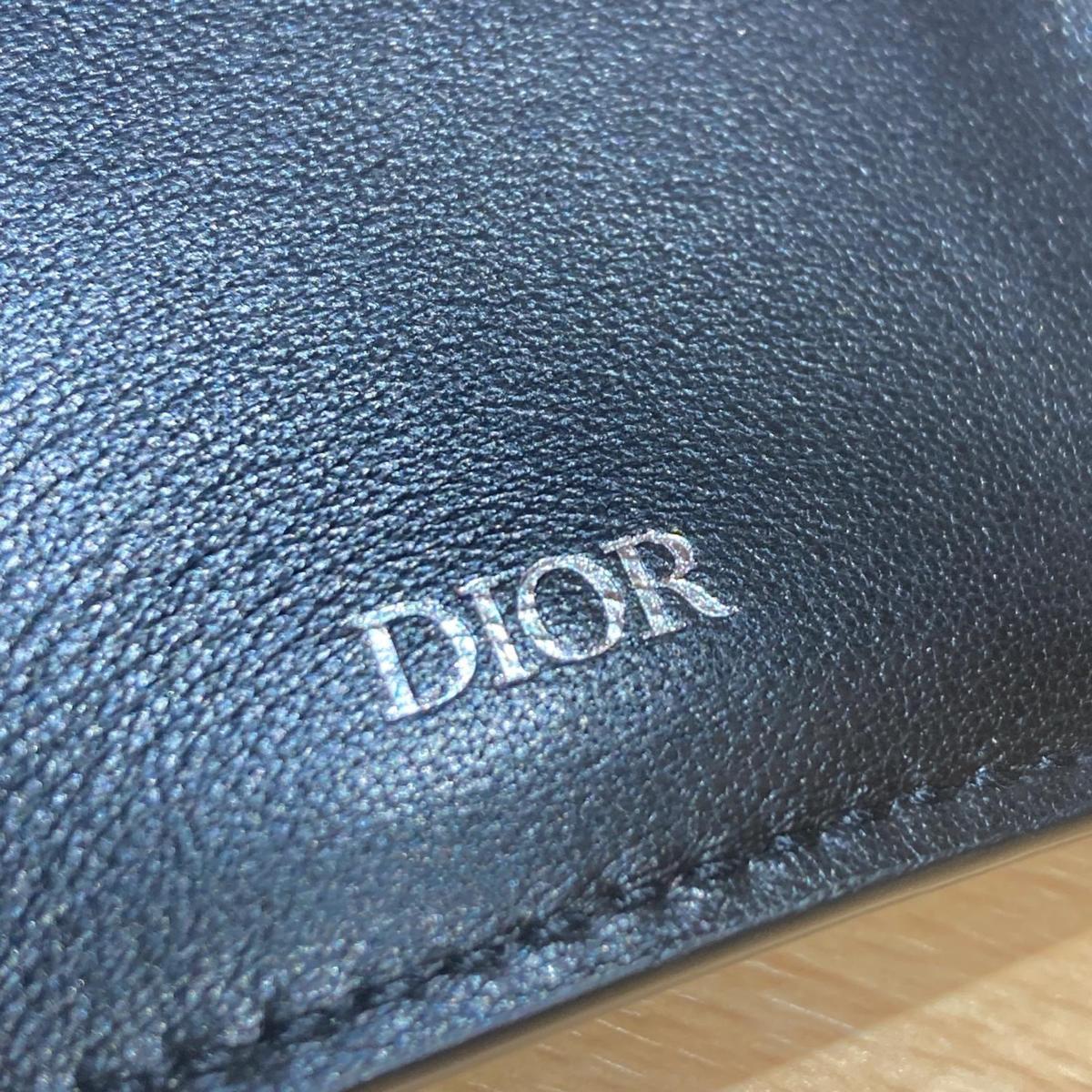 1円 Dior ディオール 三つ折り財布 CDロゴ 黒 レザー 三つ折り 1円 Dior ディオール 三つ折り財布 CDロゴ 黒 レザー 三つ折り