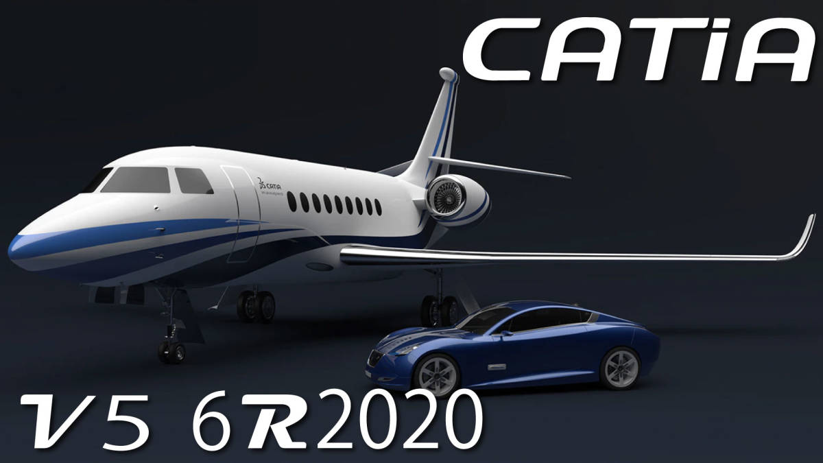 期間限定】ハイエンド3D CAD CATIA V5 6R2020 サンプルモデリング付き 