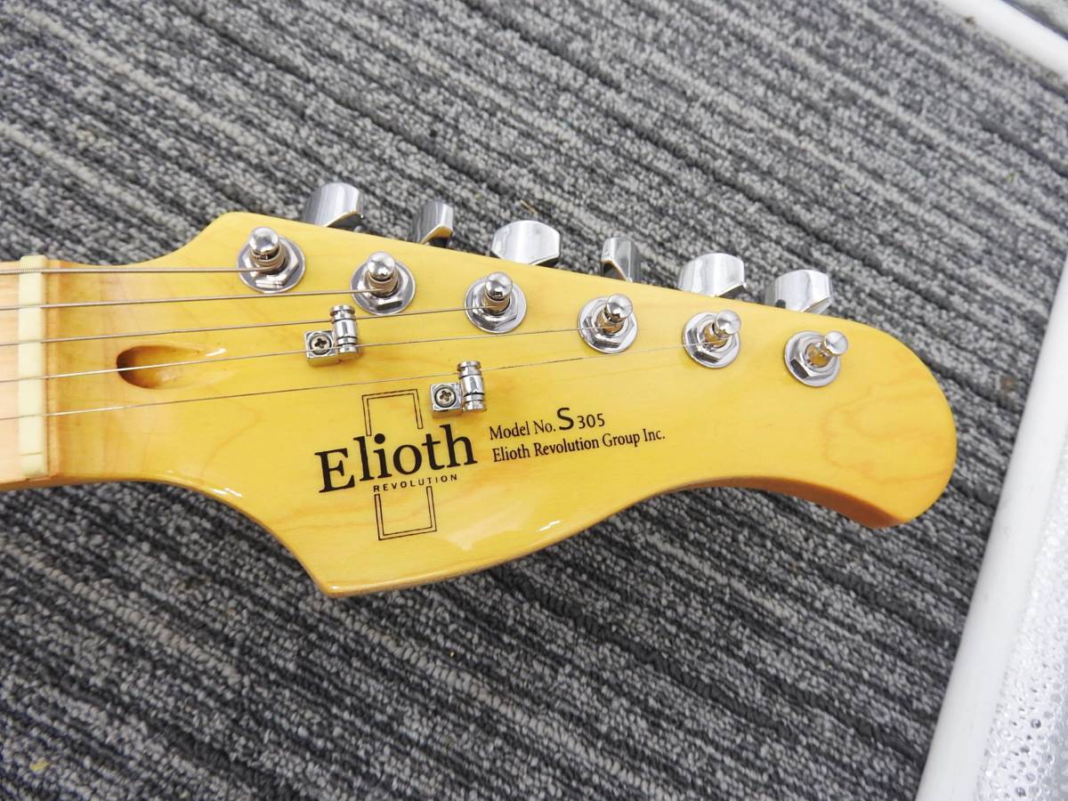 美品】ELIOTH エリオス☆エレキギター S305 保証書 ケース付き☆動作 