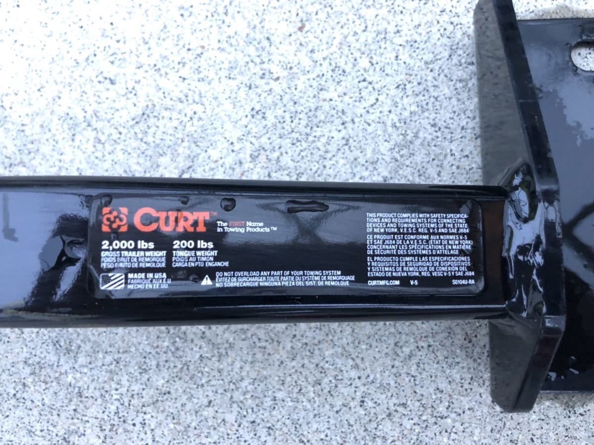 CURT 正規品 トヨタ アクア 2012-2017年式 ヒッチメンバー (リア 