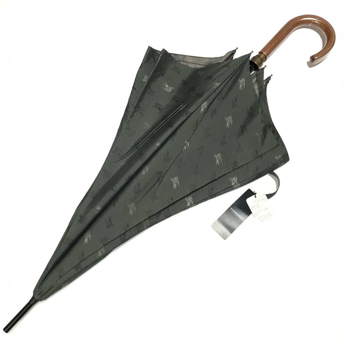 【大人気，2026】 品 バーバリー 本物 BURBERRY 傘 騎士総柄 ロゴ 全長90cm グレー色系 雨傘 雨具 アンブレラ メンズ レディース(バーバリー)｜売買されたオークション情報、yahooの商品情報をアーカイブ公開 - オ その他