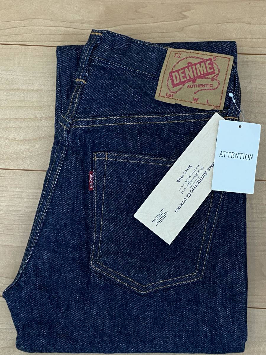 人気セール，低価 品 Denime ドゥニーム ジーンズ 66モデル ワンウォッシュ W２９インチ 赤耳 紙パッチ フラッシャー付き(ジーンズ)｜売買されたオークション情報、yahooの商品情報をアーカイブ公開 - オークファ 男性用