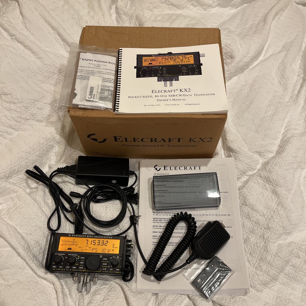 中古 ELECRAFT エラクラフト KX2 HF TRANSCEIVER ポータブル