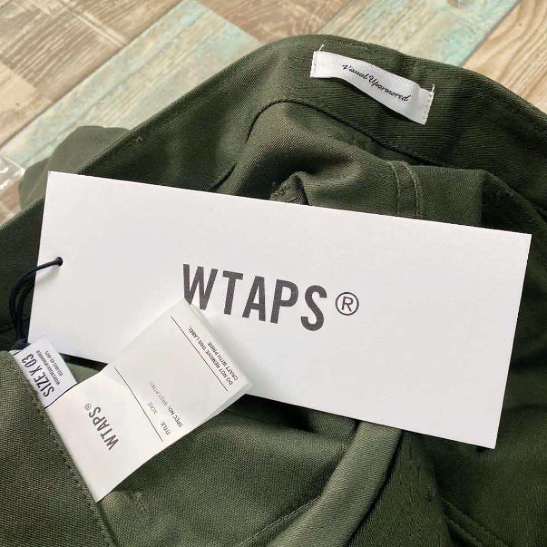 22SS WTAPS WMILL-TROUSER 02 TROUSERS COTTON SATIN OLIVE DRAB ダブルタップス MILL ユーティリティ トラウザーズ パンツ L tuck &frasl; 02 - Wtaps COTTON. Black