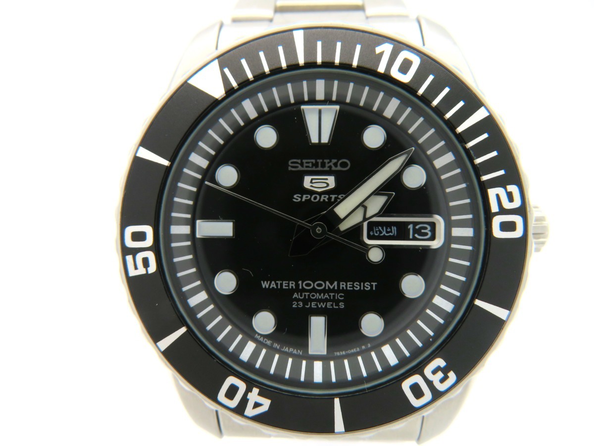 7S36-03C0 SEIKO 自動巻き 5スポーツ セイコー 腕時計 セイコー5