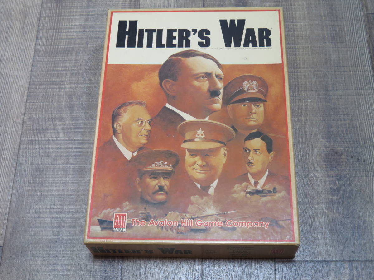 品質保証，新品 ウォーゲーム① AH社 アバロンヒル Hitler&rsquo;s War マニュアル欠品 欧州戦ヒトラードイツ軍バルバロッサフランス軍イギリス軍(ウォーゲーム)｜売買されたオークション情報、yahooの商品情報 ウォーゲーム