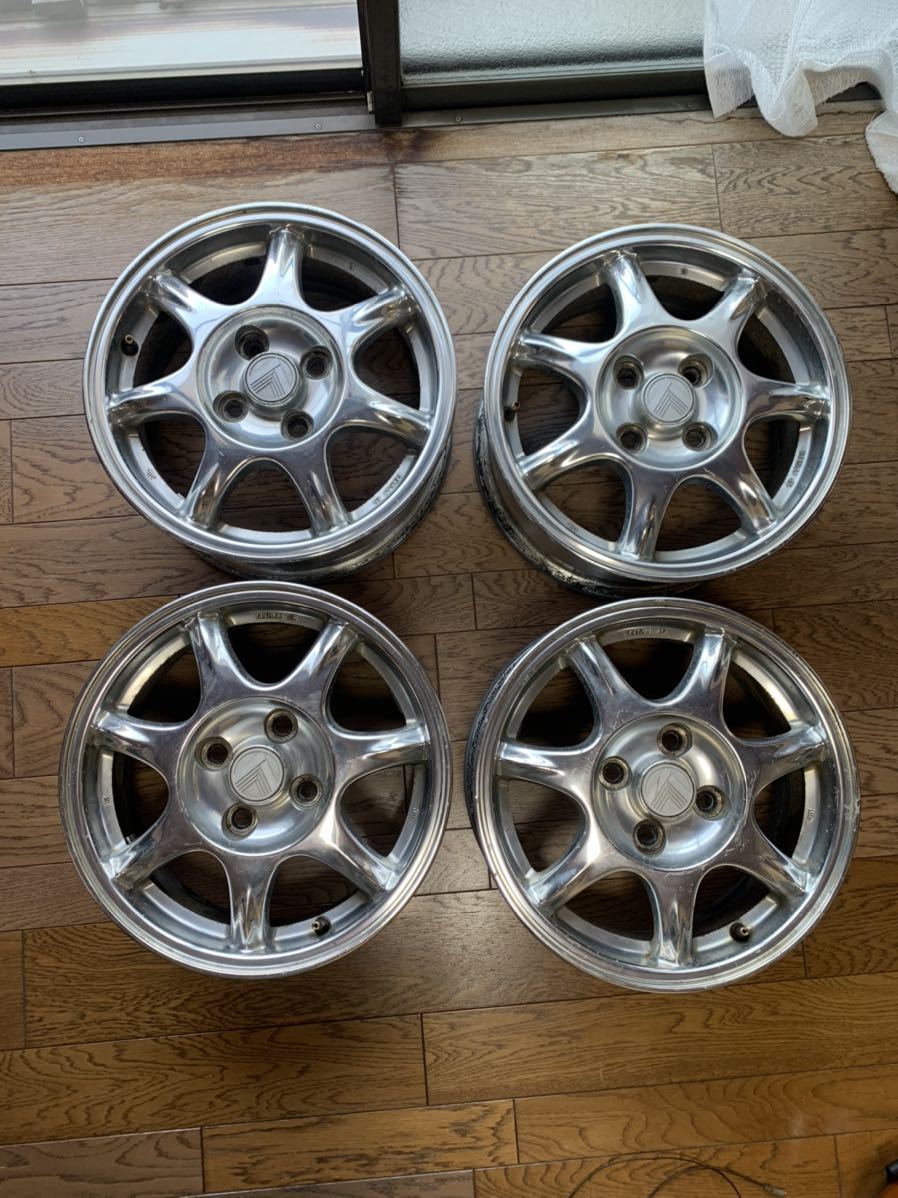 高品質，新作 NA6 ロードスター 純正ホイール 14インチ 4H 6JJ +45 PCD100(純正品)｜売買されたオークション情報、yahooの商品情報をアーカイブ公開 - オークファン 4穴