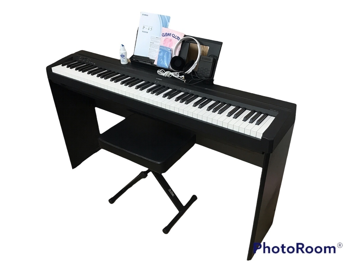 デンシピアノ-piano ヤマハ P-45B p-45 yamaha 電子ピアノ」の人気商品