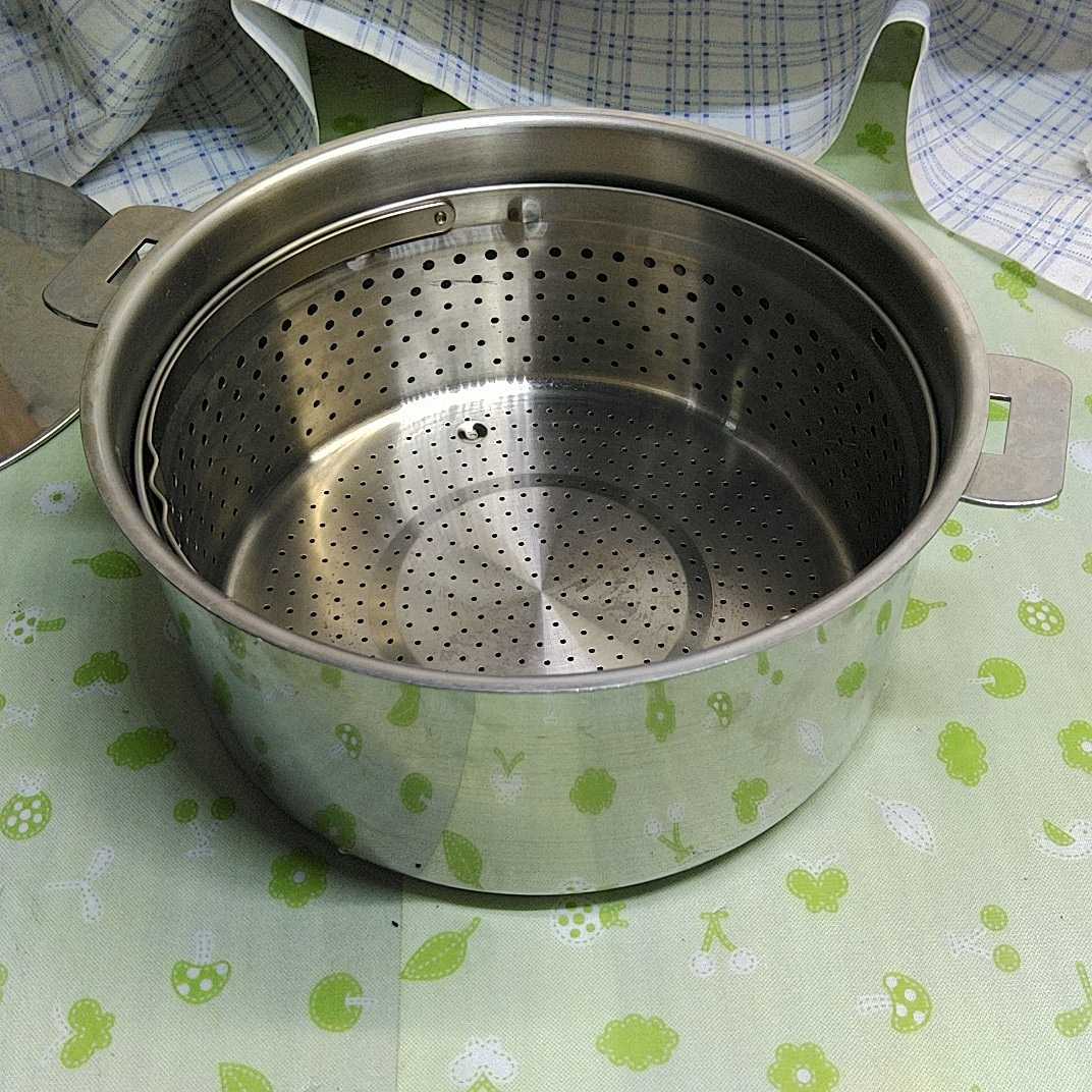 CRISTEL 両手鍋 24cm 蓋 バスケット付き CRISTEL クッキングバスケット