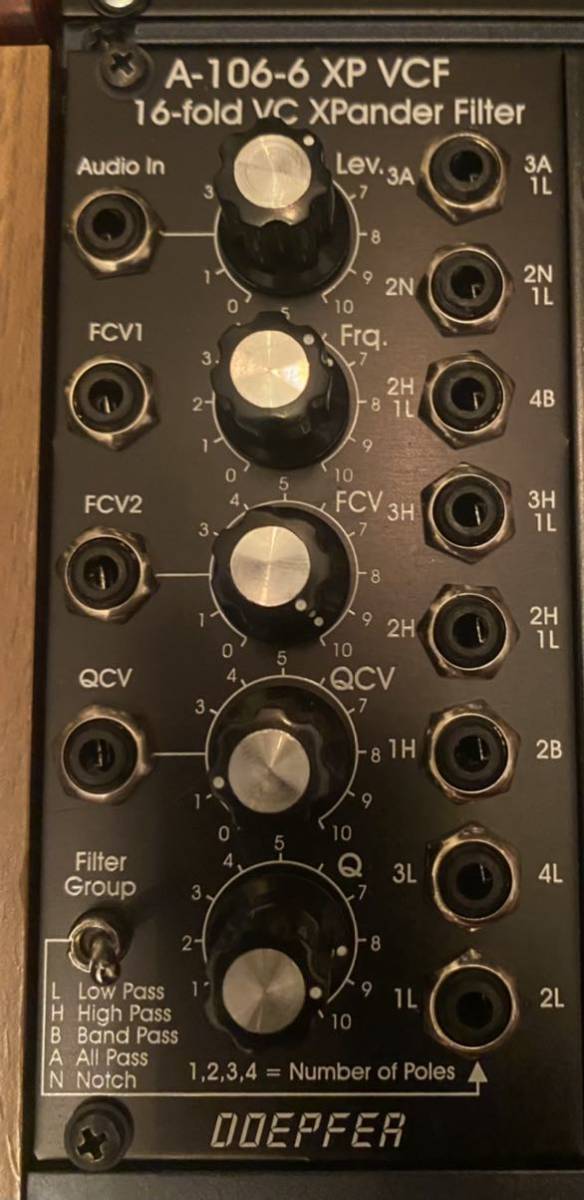 Doepfer A-106-1 Xtreme Filter モジュラーシンセ オフィシャルサイト